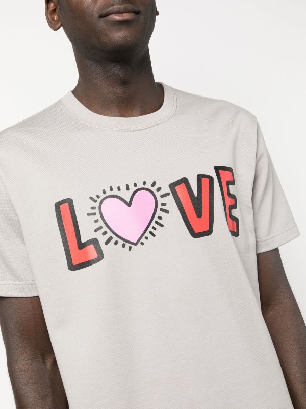 Junya Watanabe Love-print Cotton T-shirt - Farfetch