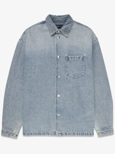 Purple Brand sobrecamisa de mezclilla