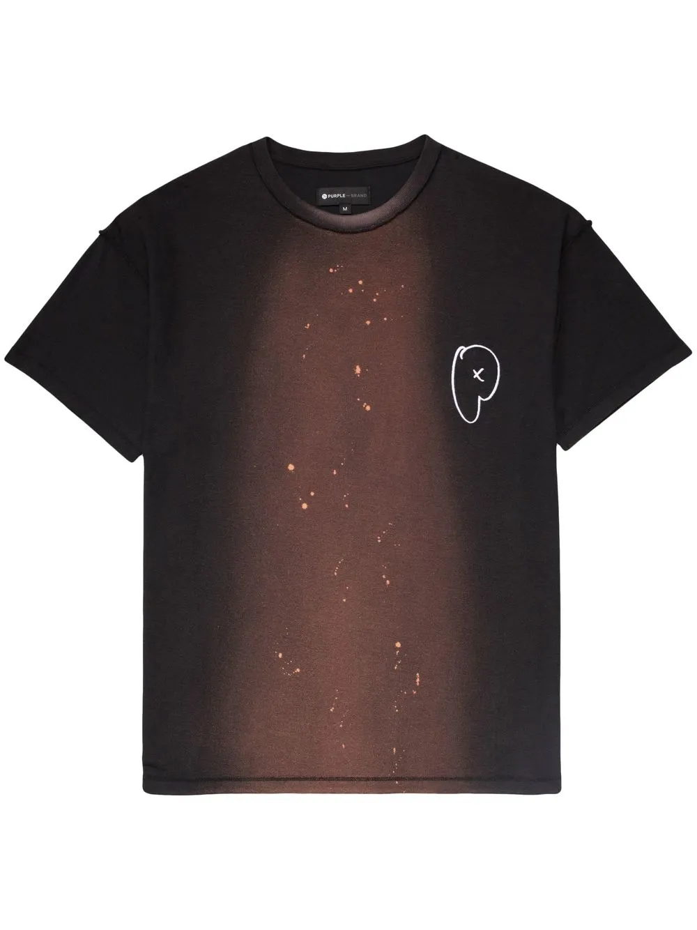 Purple Brand T-shirt con stampa - BLACK