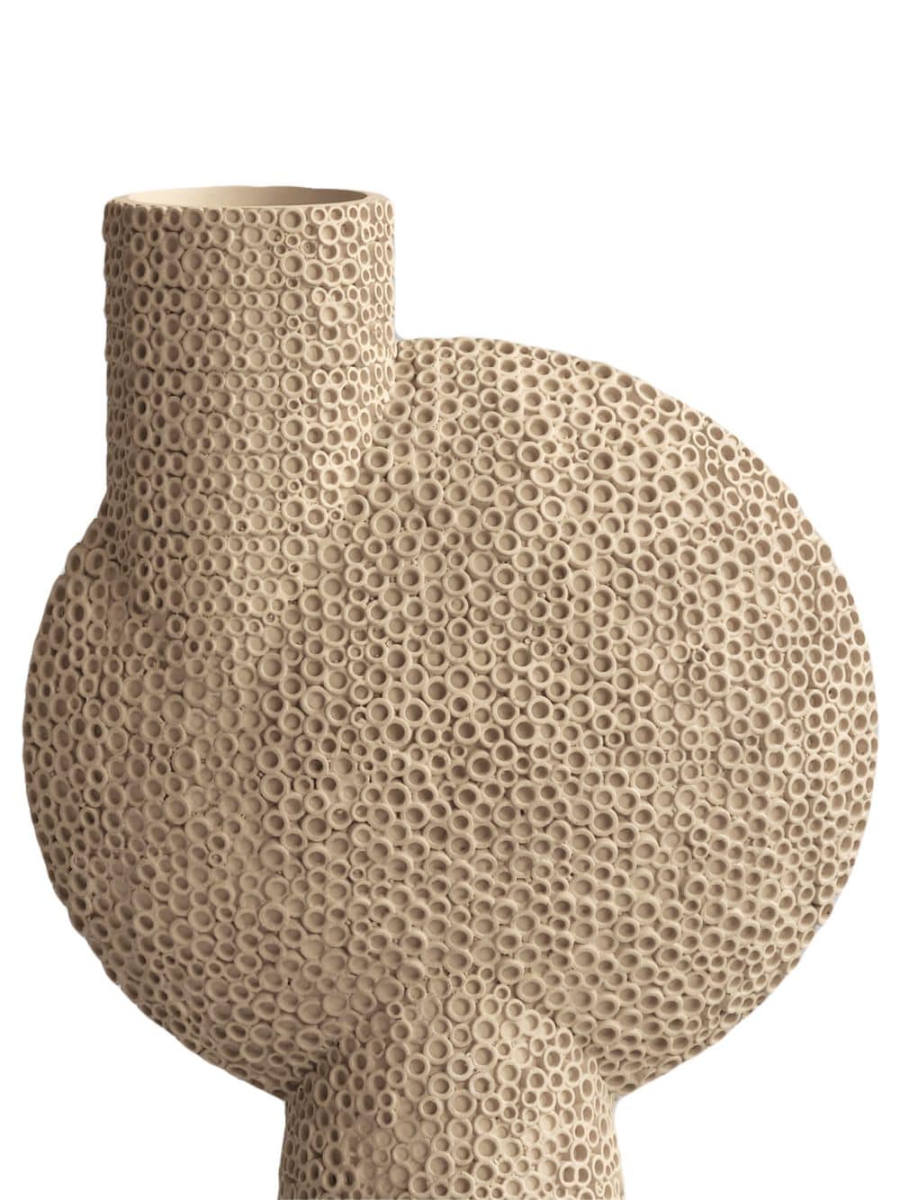 Shop 101 Copenhagen Large Sphere Shisen Bubl Vase In Neutrals
