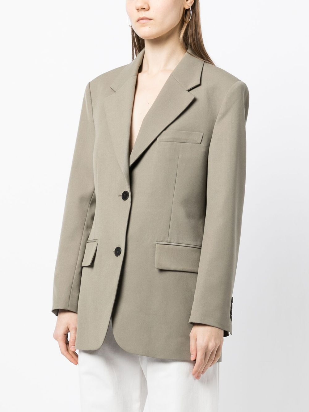 Studio Tomboy Einreihiger Blazer In Brown | ModeSens