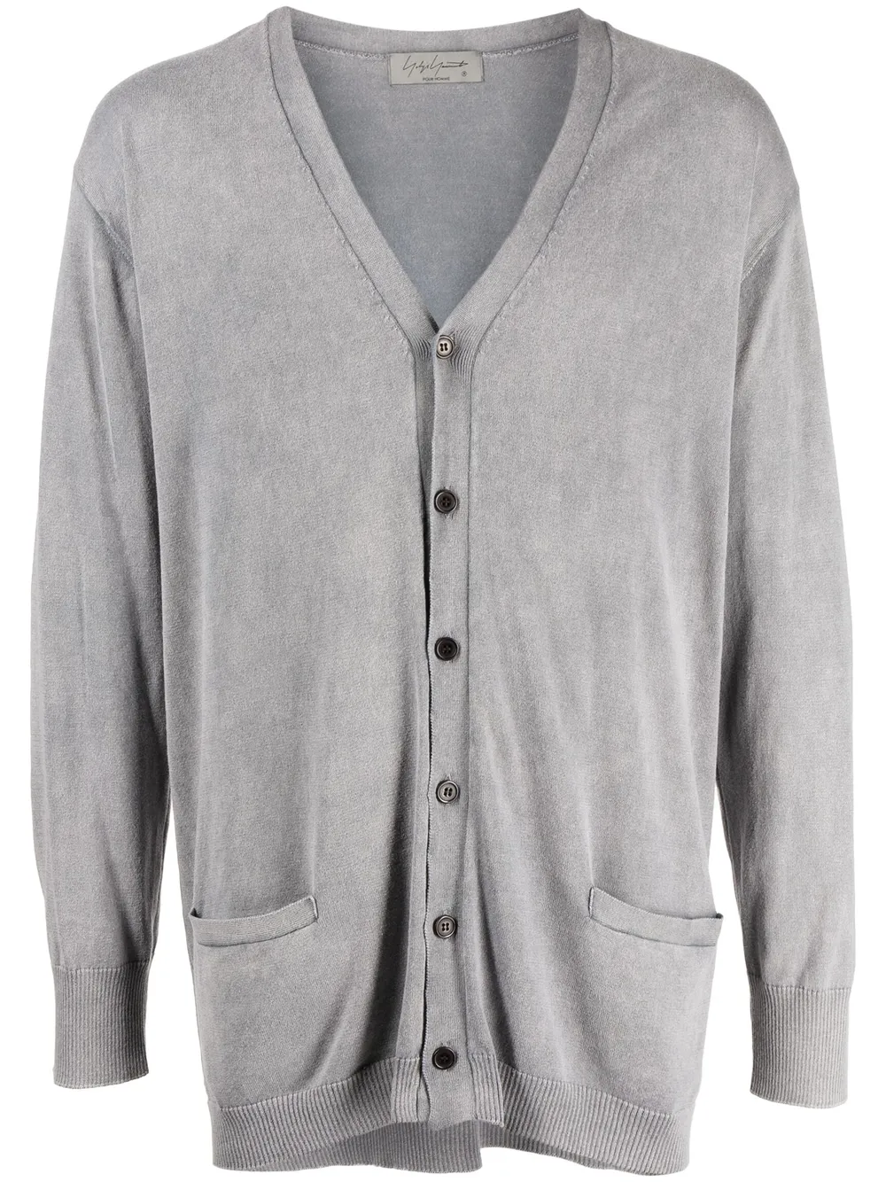 Yohji Yamamoto Vneck longsleeve Cardigan Farfetch