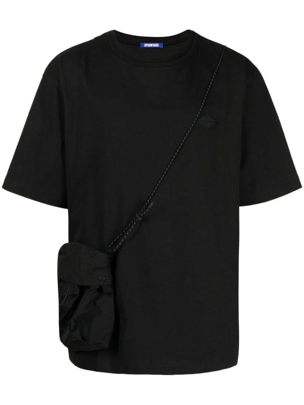 Spoonyard Attached-pocket Short-sleeve T-shirt In Black