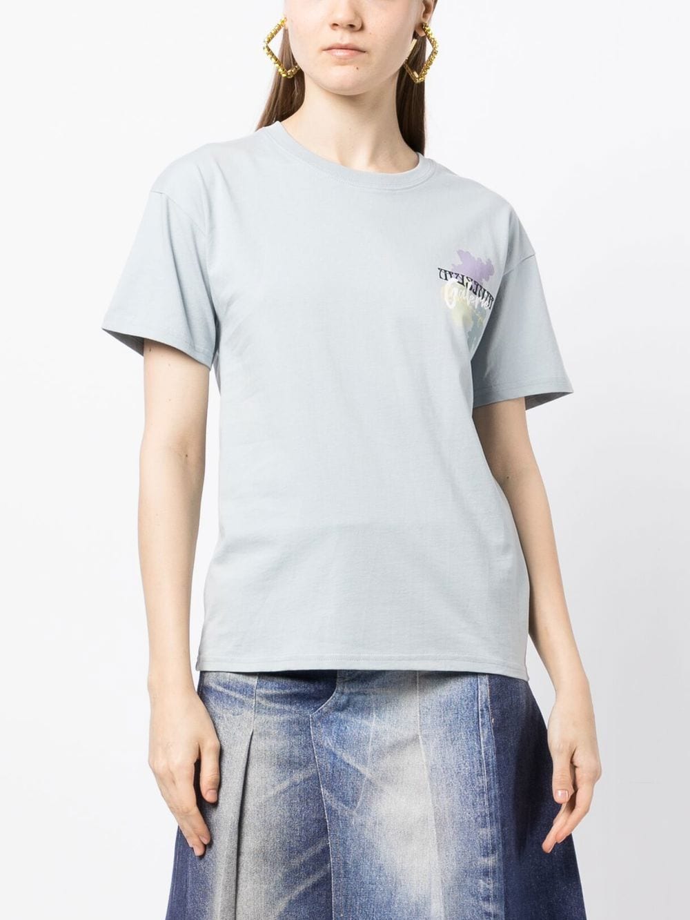 Shop Musium Div. Graphic-print Cotton T-shirt In Grün