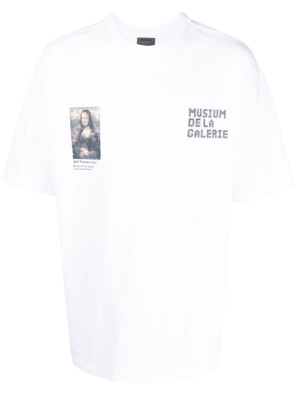 Shop Musium Div. Graphic-print Short-sleeve T-shirt In Weiss