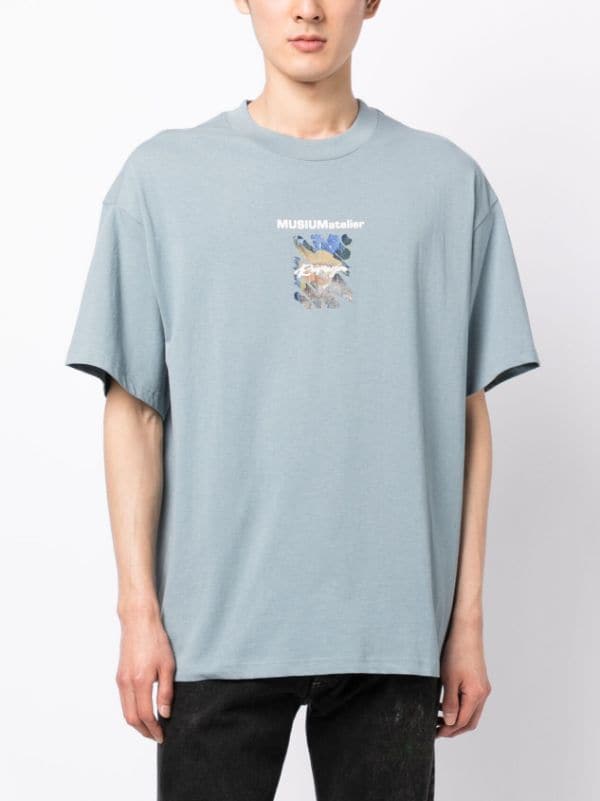 Musium Div. graphic-print Cotton T-shirt - Farfetch