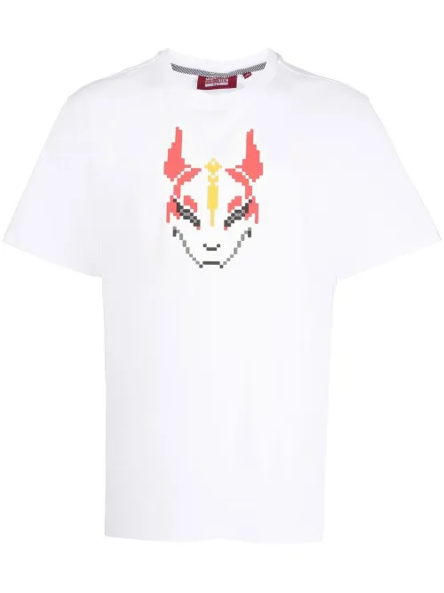 T-shirt en coton à slogan imprimé - Mostly Heard Rarely Seen - Modalova