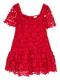 MARLO Epiphany lace dress - Red