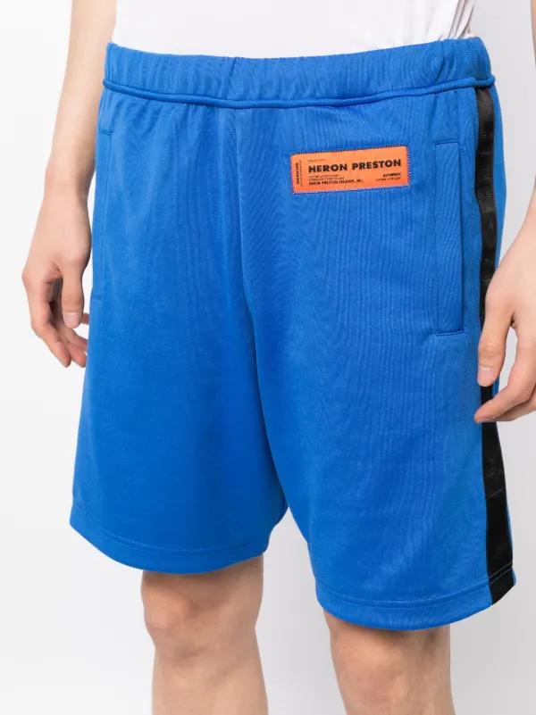 関税送料込【Heron Preston】ロゴパッチ スイムショーツ Heron-Preston-Sweatshorts-Logo