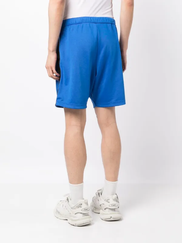 Heron Preston logo-patch Track Shorts | Blue | FARFETCH