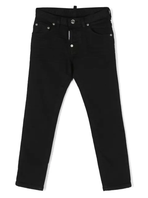 DSQUARED2 KIDS five-pocket straight-leg trousers