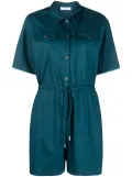 PS Paul Smith pocket short-sleeve playsuit - Blue