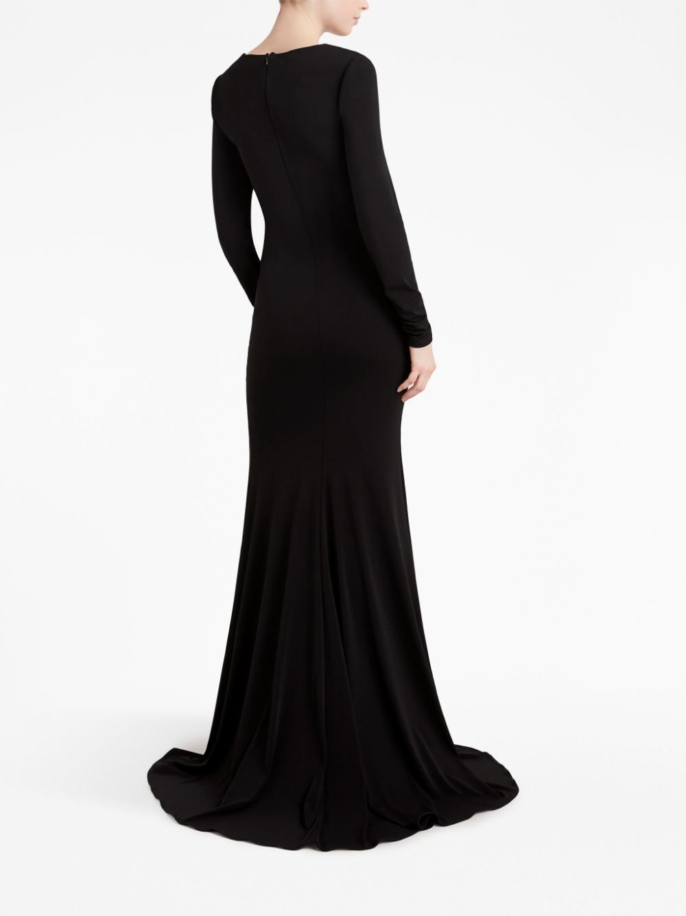 Shop Cinq À Sept Perri Mermaid-design Gown In Black