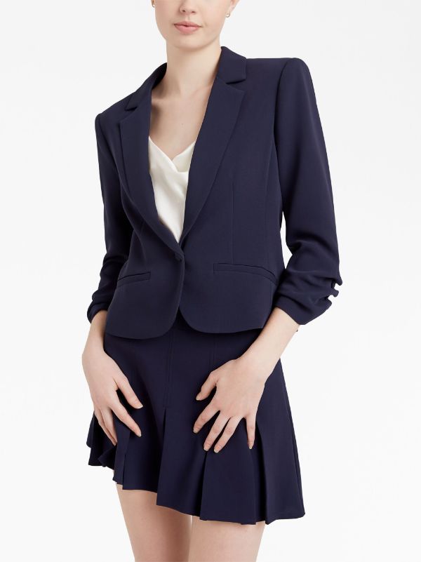 Three quarter length on sale blazer