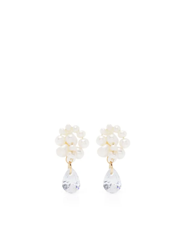 Completedworks Time Is Layered in Ice Earrings in Neutrals