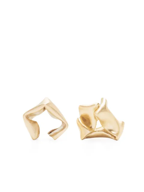 Completedworks Folded, Then Crumpled earrings