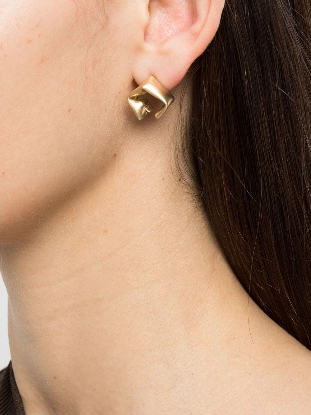 Completedworks Folded, Then Crumpled earrings - Goud