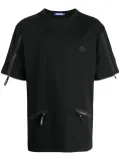 Spoonyard zip-pocketed short-sleeve T-shirt - Black