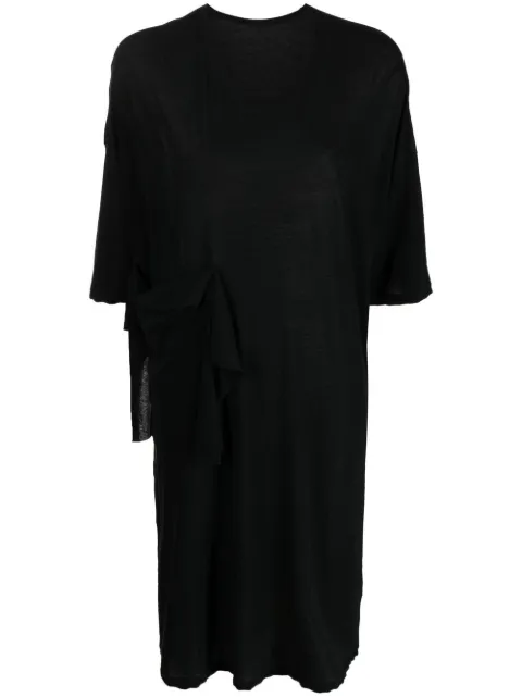 Y's oversized ruffled T-shirt dress