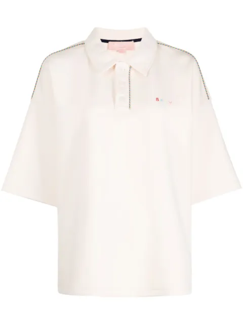 embroidered-logo short-sleeve shirt