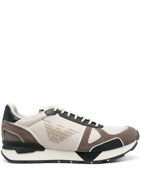 Emporio Armani Tênis cano baixo com logo
