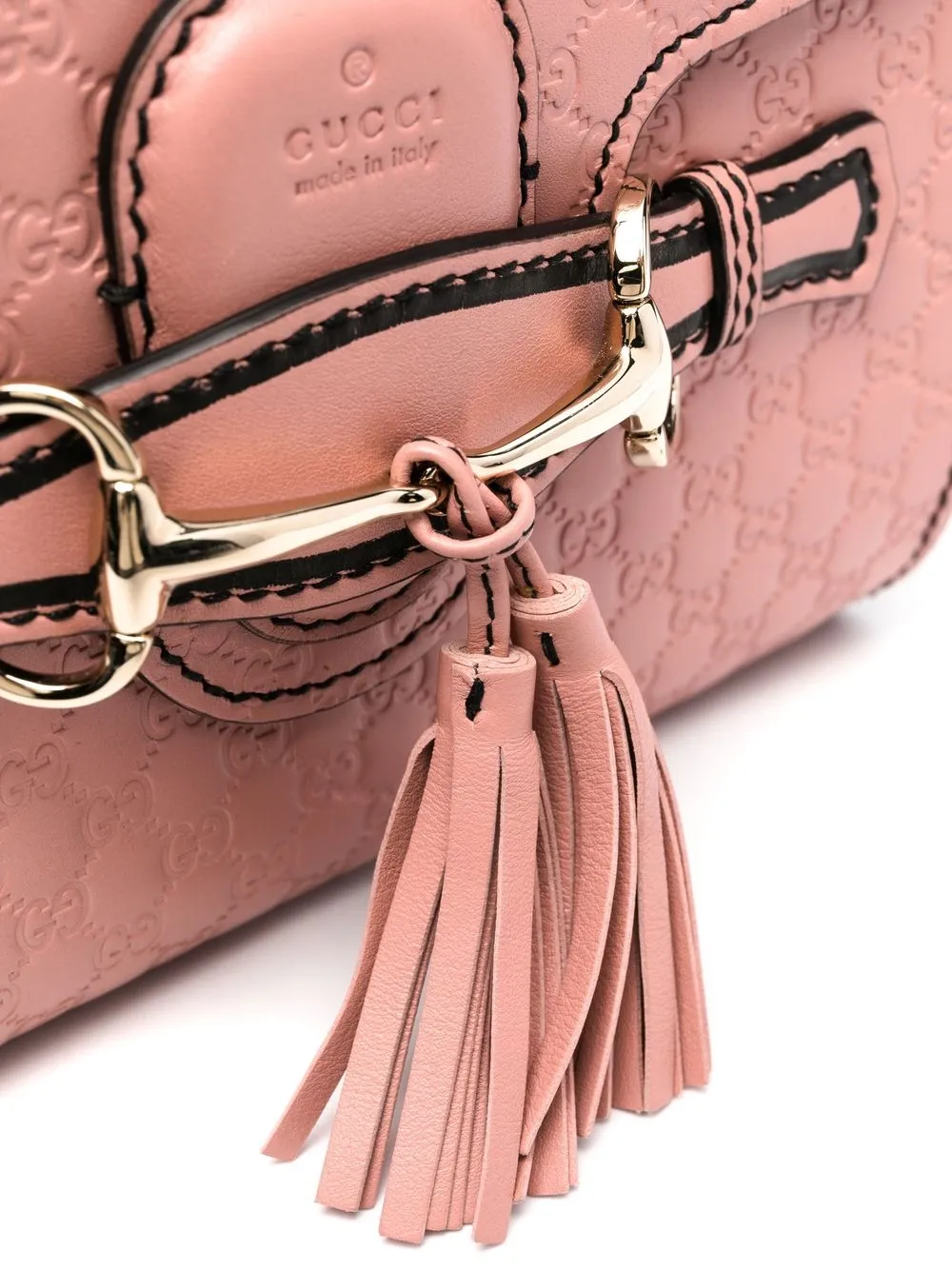 Preowned Gucci Microssima Emily Crossbody Bag In Pink ModeSens