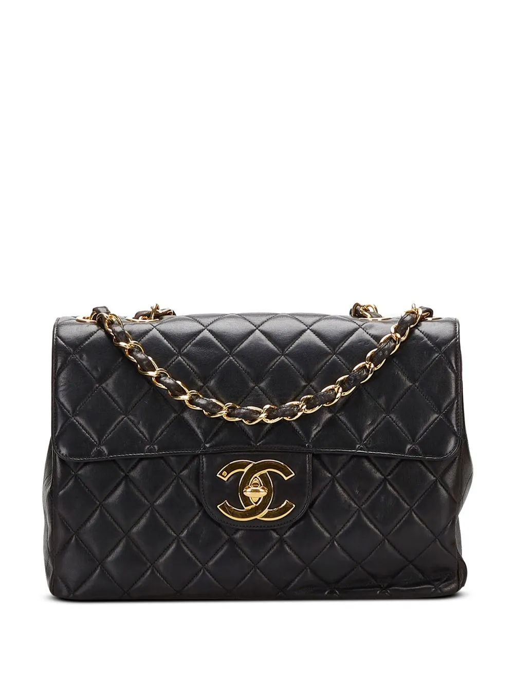 CHANEL Pre-Owned 1996-1997 Jumbo Classic Flap shoulder bag – Black