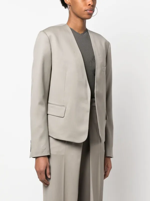 Low Classic ノーカラー シングルジャケット | ニュートラル | FARFETCH JP