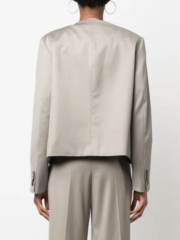 Low Classic ノーカラー シングルジャケット | ニュートラル | FARFETCH JP