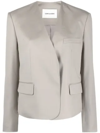 Low Classic ノーカラー シングルジャケット | ニュートラル | FARFETCH JP