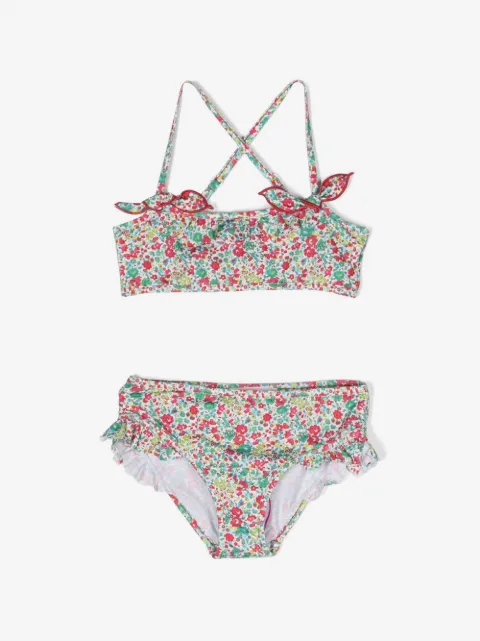 Bonpoint floral-print bikini set