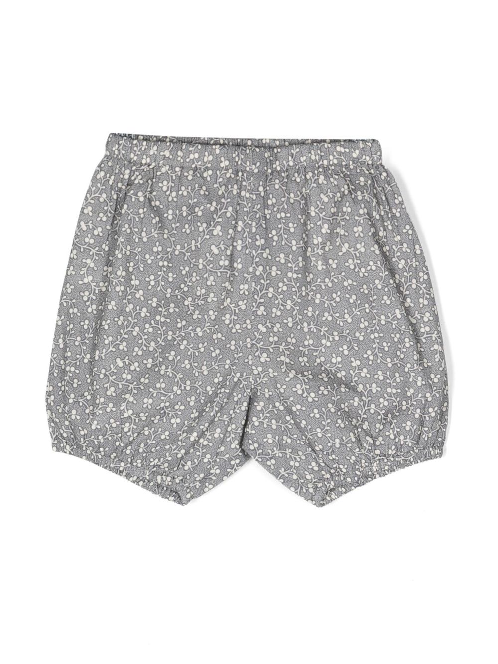 Bonpoint floral-print cotton bloomers - Grey