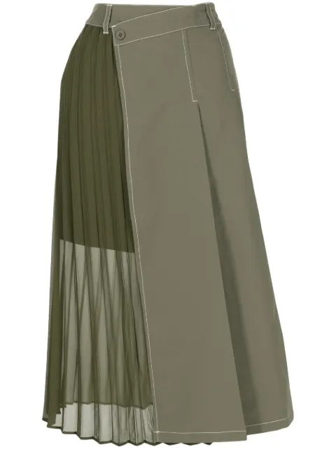 Musium Div. pleated midi skirt