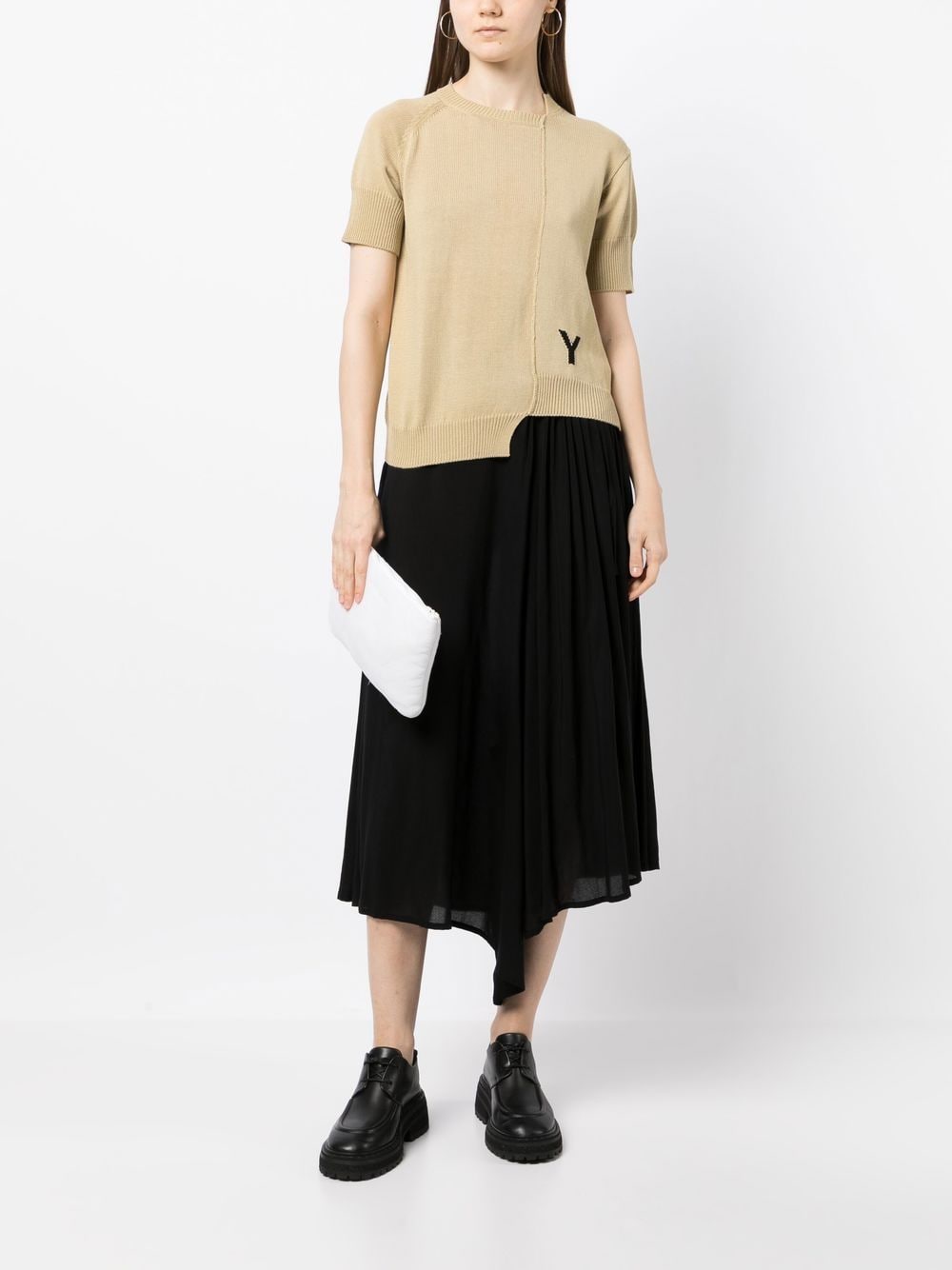 Y's Asymmetrische top - Bruin