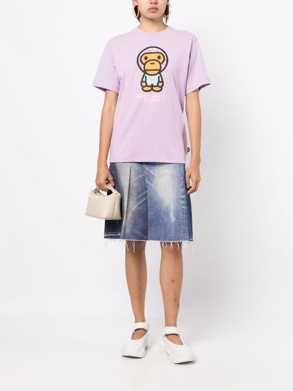 BABY MILO® STORE BY *A BATHING APE® logo-print Cotton T-shirt - Farfetch