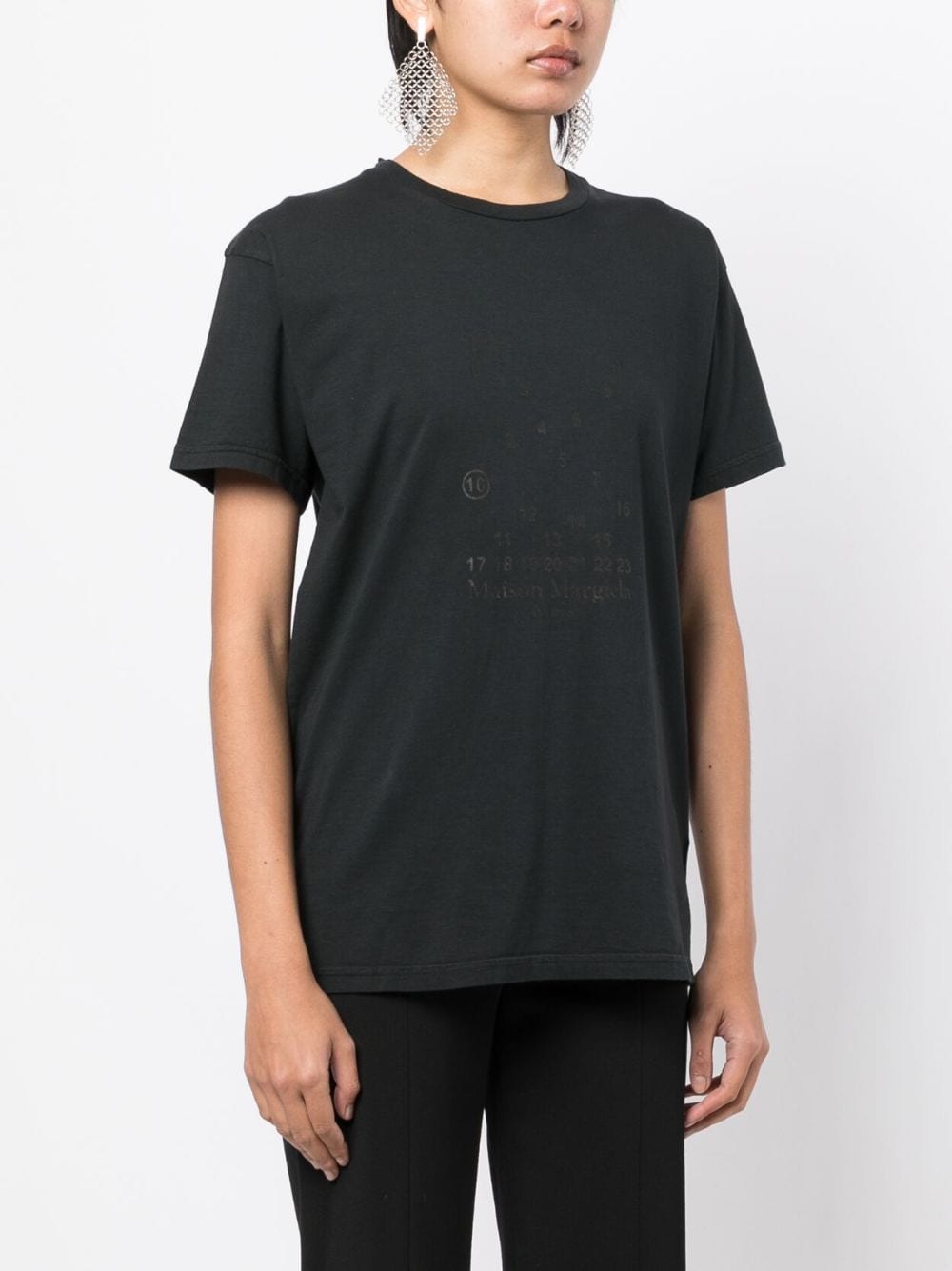 Maison Margiela logo-print Cotton T-shirt - Farfetch