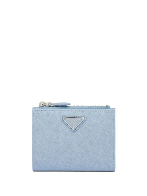 Prada triangle-logo Saffiano leather wallet