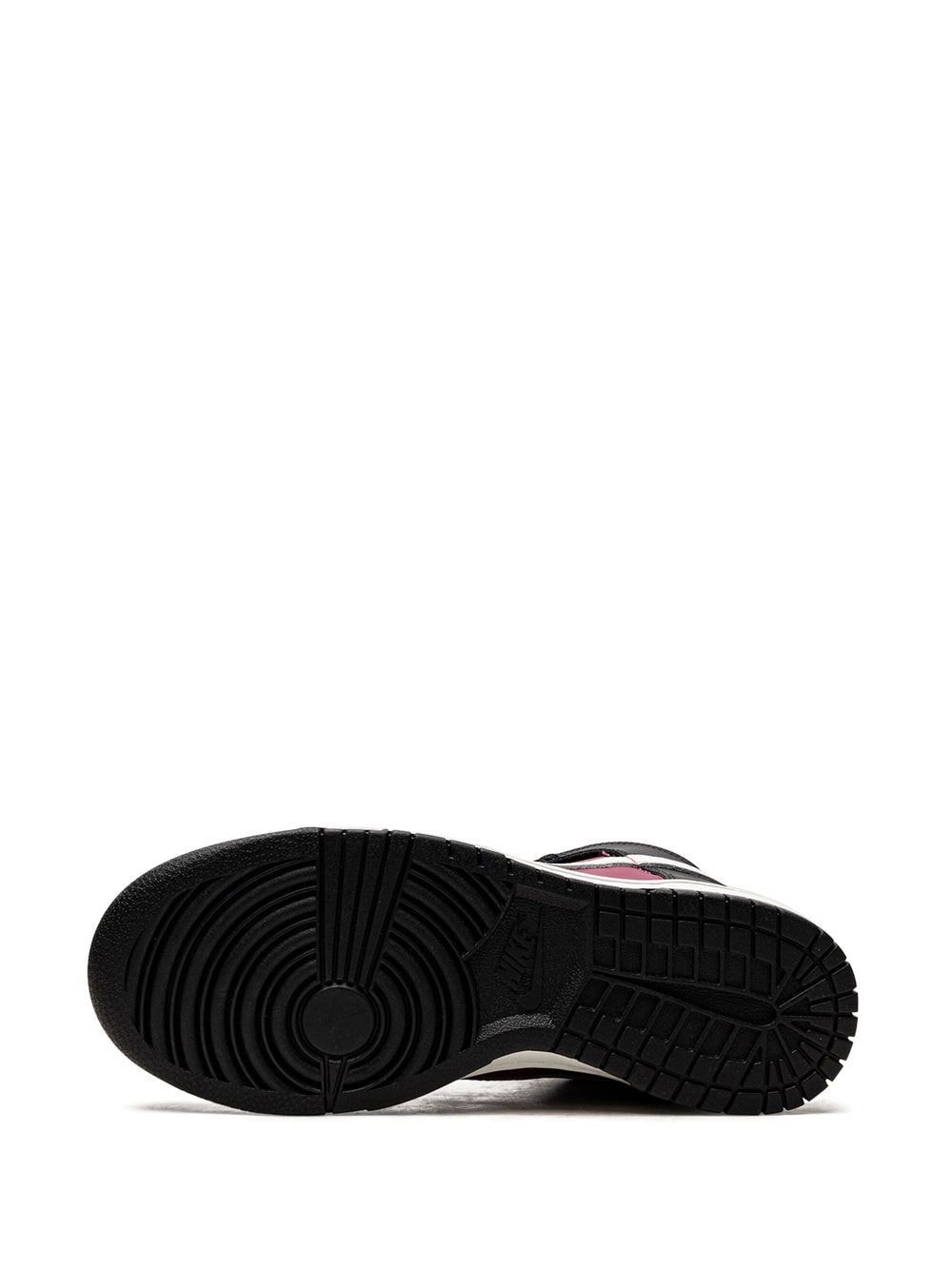 Shop Nike Dunk High "black/summit White/rosewood" Sneakers