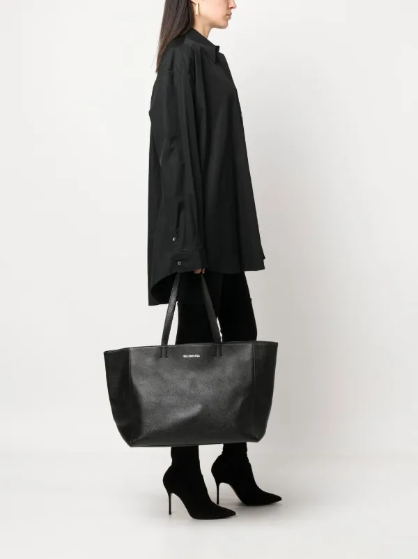 Balenciaga east west shop shopping bag