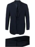 Kiton single-breasted tailored suit - Blue