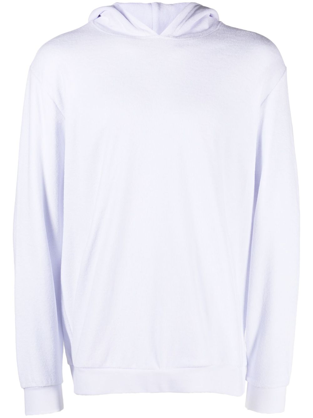 Zanone long-sleeve cotton hoodie - White