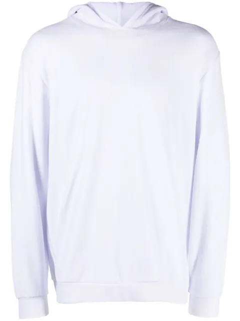 Zanone hoodie con cordones