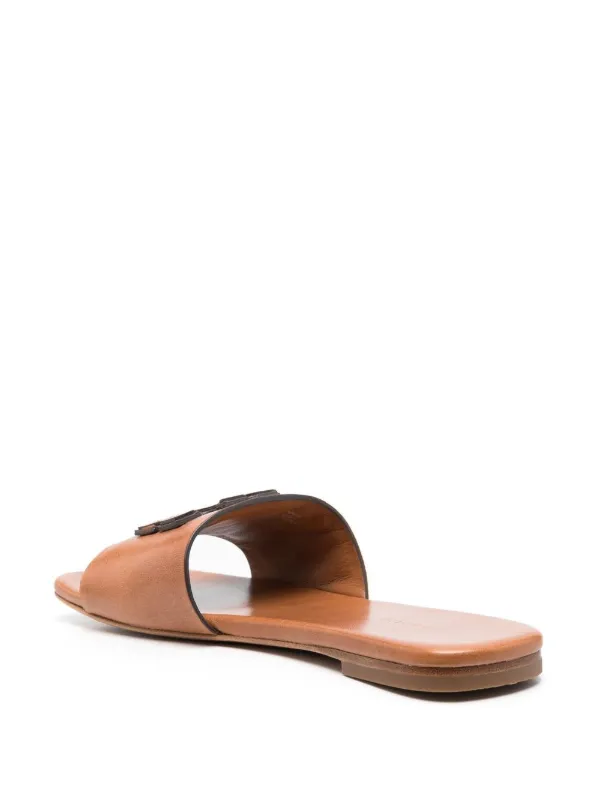 Tory burch hotsell logo slides