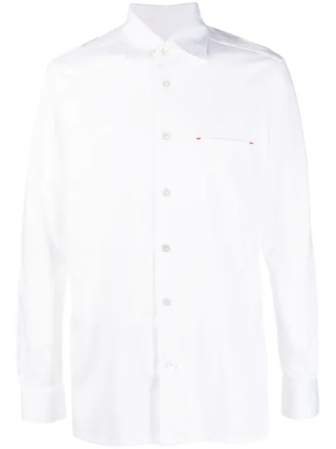 Kiton long-sleeve cotton shirt
