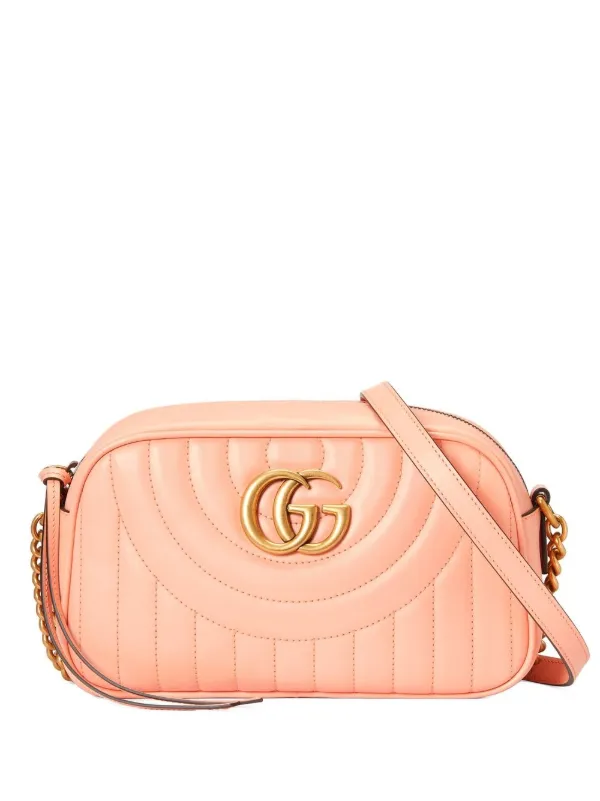 GG Marmont Small Shoulder Bag in Pink - Gucci