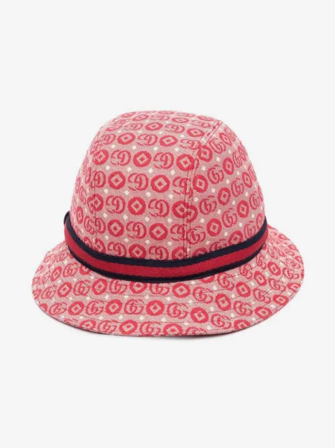Gucci Kids sombreto con motivo Double G