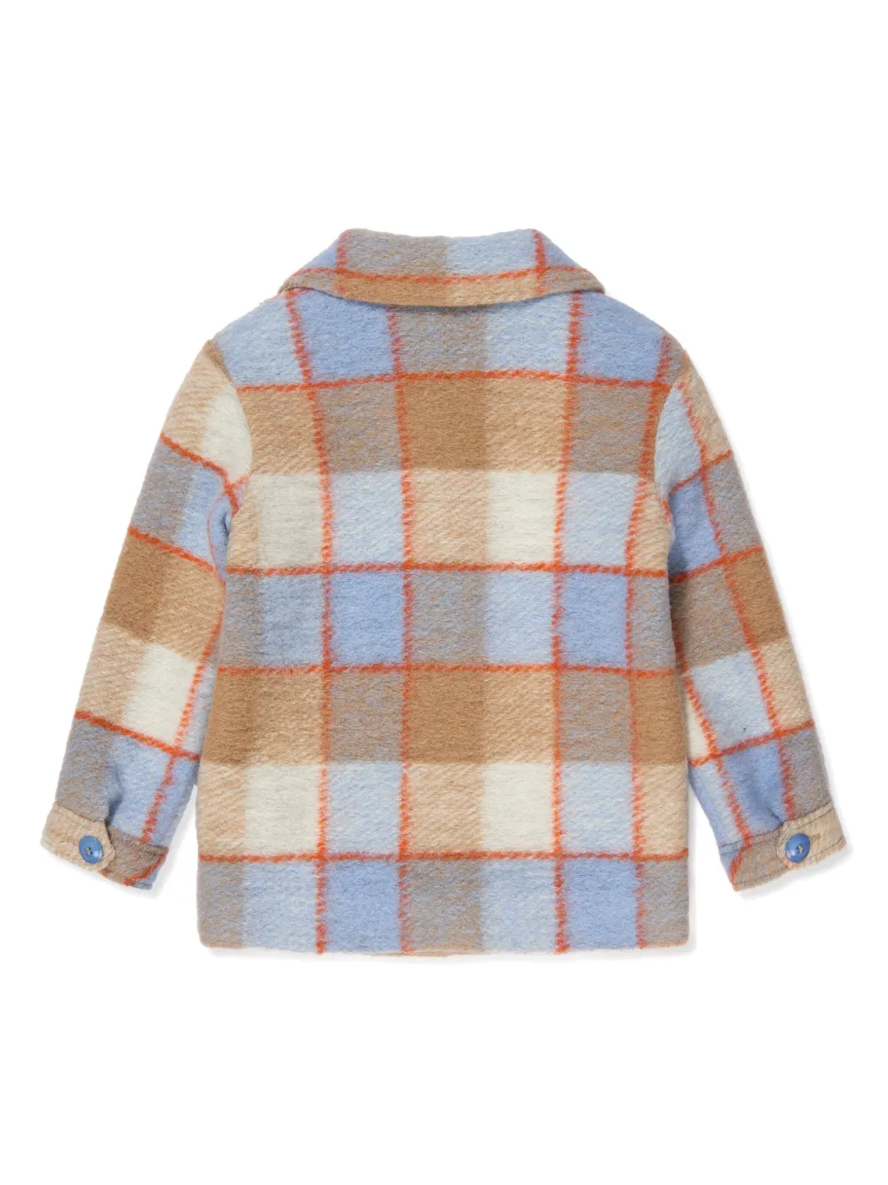 Gucci Kids check-pattern wool jacket | Cardigans | Image 2