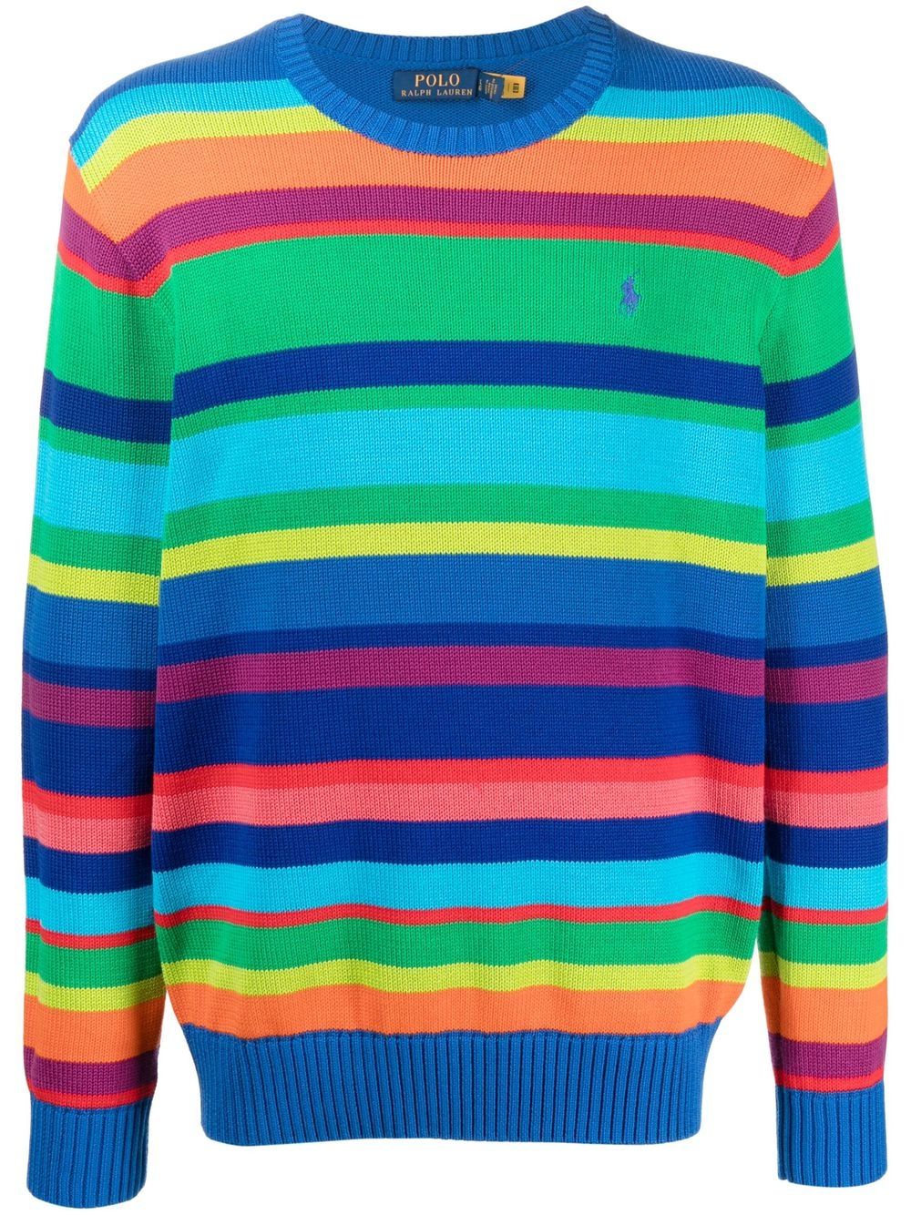 Polo Ralph Lauren Multicolor Striped Sweater In Blue | ModeSens