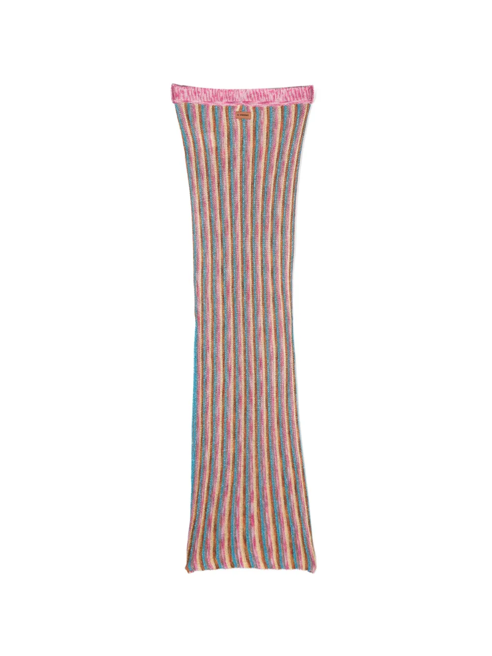 Missoni Kids striped knitted skirt - Roze