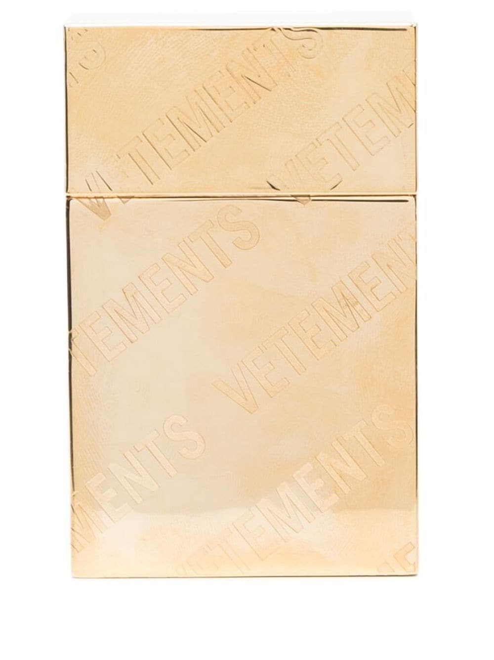 VETEMENTS monogram-print Metal Cigarette Case - Farfetch